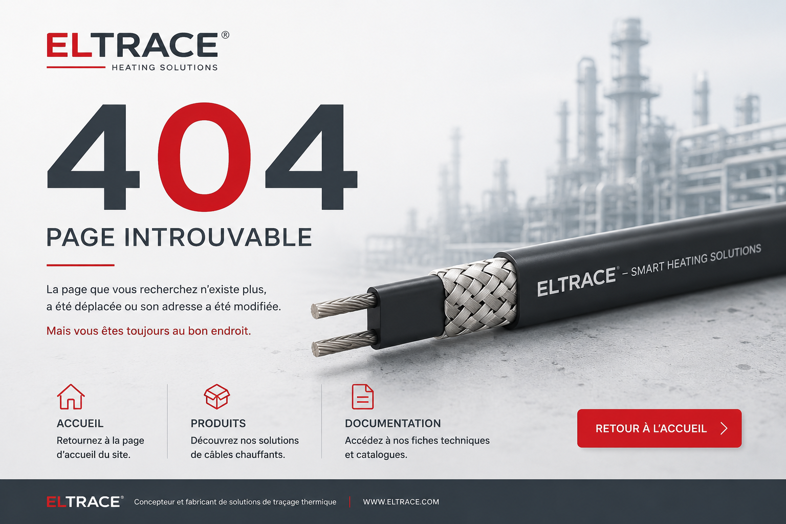 Erreur 404 ELTRACE - page introuvable